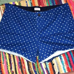 Merona Shorts Size 16- polka dotted (worn once)